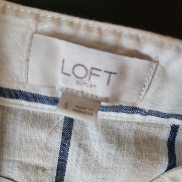 NWT Loft Striped Lightweight Jacket - Picture 2 of 9